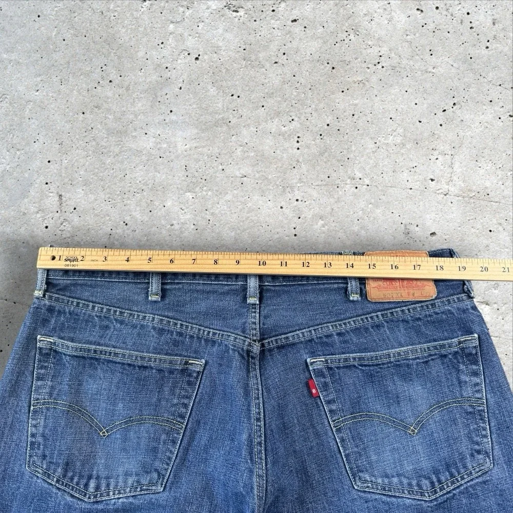 Vtg Levi's 501 XX Button Fly Denim Jeans Fits‎ 38x30 Blue Straight Cotton Mexico